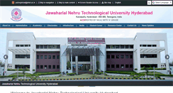 Desktop Screenshot of jntuh.ac.in